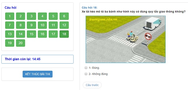 Hướng Dẫn Thi Giấy Phép Lái Xe A1 Đầy Đủ 2