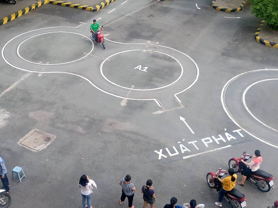 Các điểm thi lấy bằng lái xe máy ở TPHCM