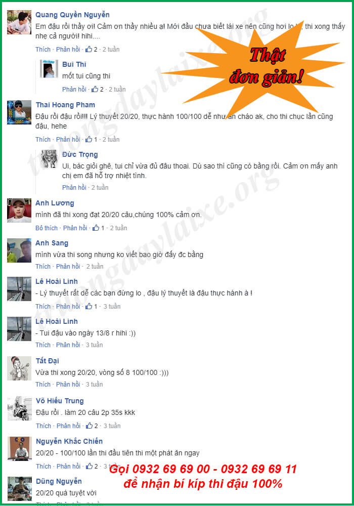 Phản Hồi Của Học Viên Sau Khi Thi Xong Sát Hạch GPLX A2 Tại Trung Tâm