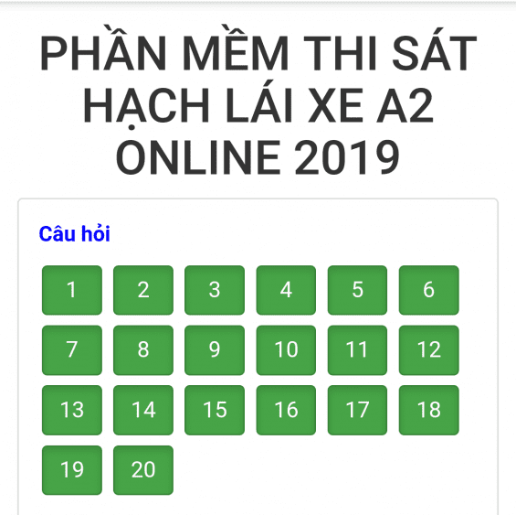 Bộ Đề Thi Bằng Lái Xe A2 – Hỗ Trợ Ôn Thi Chính Xác Tuyệt Đối