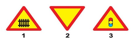 Biển nào báo hiệu giao nhau có tín hiệu đèn?