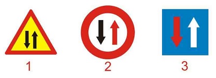 Biển nào báo hiệu đường hai chiều?