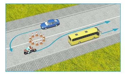 Xe nào vi phạm quy tắc giao thông?