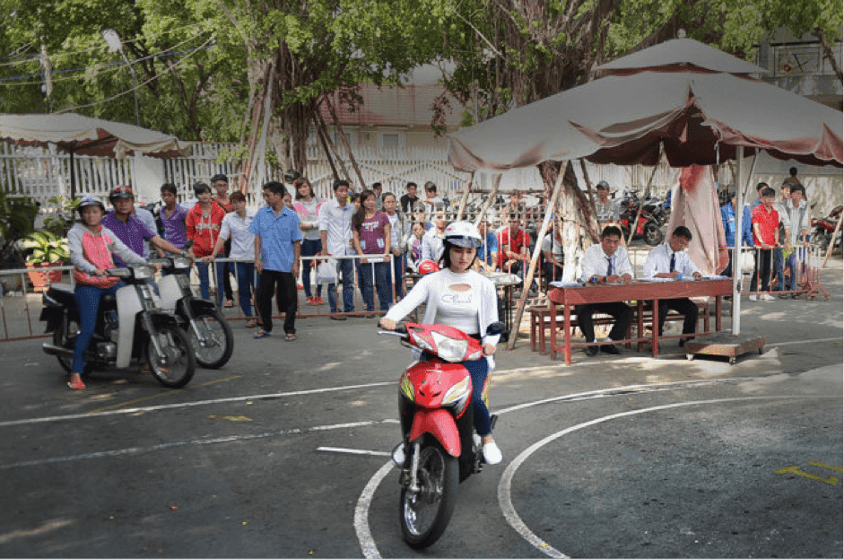 thi bằng lái xe máy quận 4